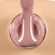Capuccino Top DARK, top sin pegajosidad beige rosado con UV filtro, 10 ml