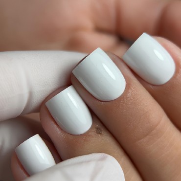 Gel Polish 001 DARK, esmalte semipermanente blanco, 6 ml