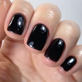 Gel Polish 002 DARK, esmalte semipermanente negro, 6 ml
