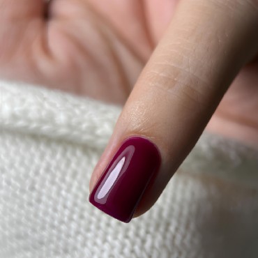 Gel Polish 011 DARK, esmalte semipermanente borgoña oscuro, 6 ml