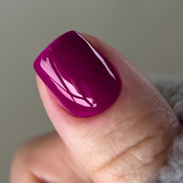 Gel Polish 012 DARK, esmalte semipermanente borgoña violáceo, 6 ml