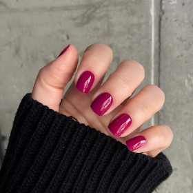 Gel Polish 014 DARK, esmalte semipermanente burdeos, 6 ml
