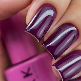 Gel Polish 015 DARK, esmalte semipermanente burdeos oscuro, 6 ml