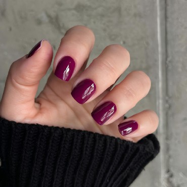Gel Polish 015 DARK, esmalte semipermanente burdeos oscuro, 6 ml