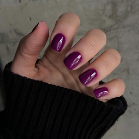 Gel Polish 016 DARK, esmalte semipermanente berenjena oscuro, 6 ml
