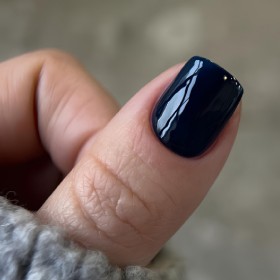 Gel Polish 022 DARK, esmalte semipermanente azul índigo muy oscuro, 6 ml