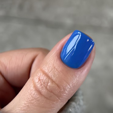 Gel Polish 027 DARK, esmalte semipermanente azul intenso, 10 ml