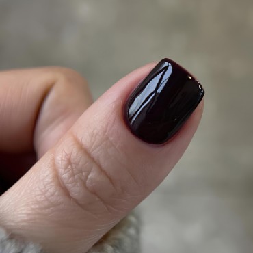 Gel Polish 031 DARK, esmalte semipermanente marrón berenjena oscuro, 6 ml