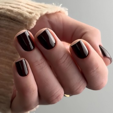 Gel Polish 032 DARK, esmalte semipermanente marrón chocolate, 6 ml