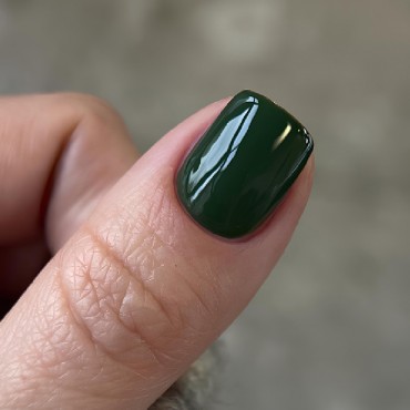 Gel Polish 034 DARK, esmalte semipermanente verde botella oscuro, 6 ml