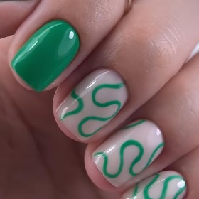 Gel Polish 036 DARK, esmalte semipermanente verde esmeralda, 6 ml