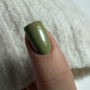 Gel Polish 037 DARK, esmalte semipermanente verde oliva, 6 ml