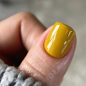 Gel Polish 038 DARK, esmalte semipermanente amarillo mostaza, 6 ml