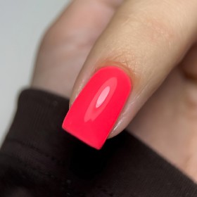 Gel Polish 051 DARK, esmalte semipermanente coral neón, 6 ml