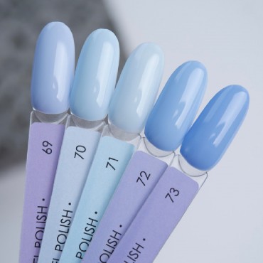 Gel Polish 073 DARK, esmalte semipermanente azul, 6 ml