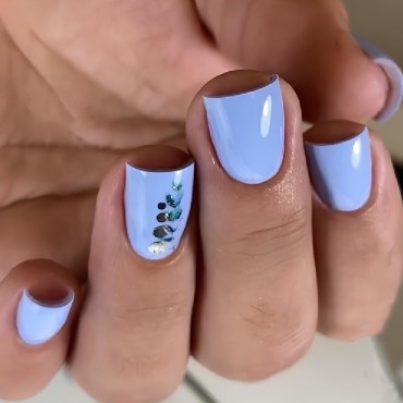 Gel Polish 073 DARK, esmalte semipermanente azul, 6 ml