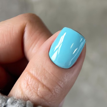 Gel Polish 075 DARK, esmalte semipermanente turquesa claro, 6 ml