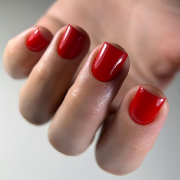 Gel Polish 086 DARK, esmalte semipermanente rojo, 10 ml