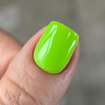 Gel Polish 101 DARK, esmalte semipermanente verde neón, 6 ml