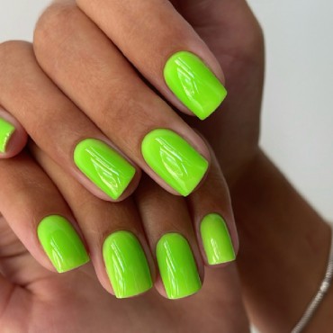 Gel Polish 101 DARK, esmalte semipermanente verde neón, 6 ml