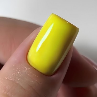 Gel Polish 102 DARK, esmalte semipermanente amarillo neón, 6 ml