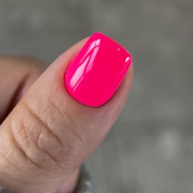 Gel Polish 107 DARK, esmalte semipermanente fucsia neón, 6 ml