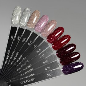 Gel Polish Flash 05 DARK, esmalte reflectante beige rosado, 10 ml