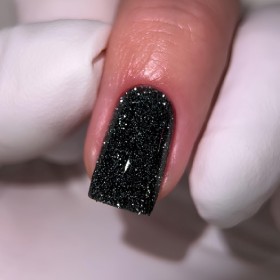 Gel Polish Flash 13 DARK, esmalte reflectante verde oscuro, 10 ml