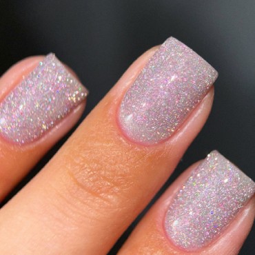 Gel Polish Flash 17 DARK, esmalte reflectante lila, 10 ml