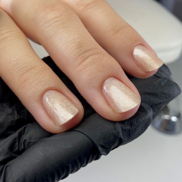 Gel Polish Cat Eye 07 DARK, esmalte semipermanente beige, 10 ml