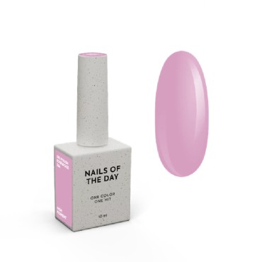 Gel Polish Rosewood 064 NAILSOFTHEDAY, esmalte semipermanente rosa empolvado, 10 ml