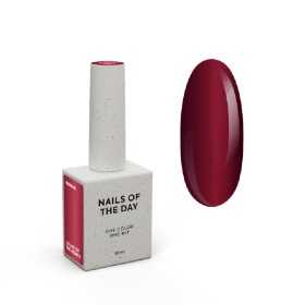 Gel Polish Terroir NAILSOFTHEDAY, esmalte semipermanente vitral color vino, 10 ml