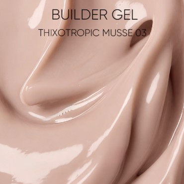 Thixotropic Mousse Gel 03 Amokey DE LA RO, gel constructor de color nude, 15 gr