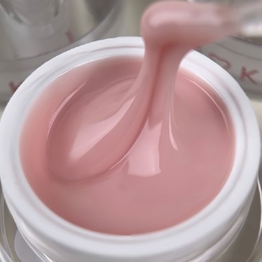Thixotropic Mousse Gel 04 Amokey DE LA RO, gel constructor de color rosa, 15 gr