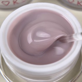 Thixotropic Mousse Gel 05 Amokey DE LA RO, gel constructor de color beige rosado, 15 gr
