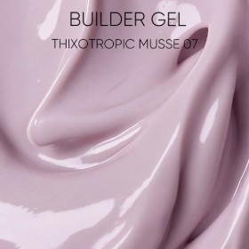 Thixotropic Mousse Gel 07 Amokey DE LA RO, gel constructor de color lila pastel, 15 gr