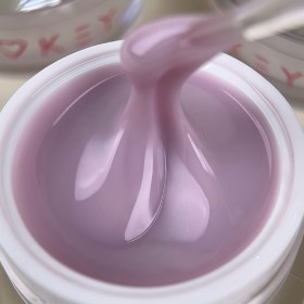Thixotropic Mousse Gel 07 Amokey DE LA RO, gel constructor de color lila pastel, 15 gr
