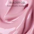 Thixotropic Mousse Gel 08 Amokey DE LA RO, gel constructor de color rosa, 15 gr