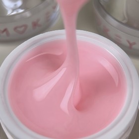Thixotropic Mousse Gel 08 Amokey DE LA RO, gel constructor de color rosa, 15 gr