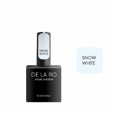 Esmalte Permanente Snow White DE LA RO, 12 ml