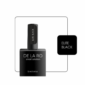 Esmalte Permanente Elite Black DE LA RO, 12 ml