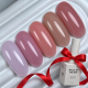 Colección Сover base NAILSOFTHEDAY, 5 bases camuflaje, 10 ml + Glossy Top Wipe, 10 ml REGALO