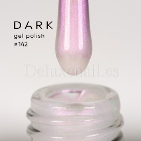 Gel Polish 142 DARK, esmalte semipermanente rosa perlado, 6 ml