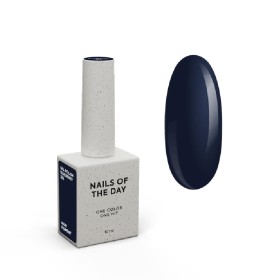 Gel Polish Blueberry 325 NAILSOFTHEDAY, esmalte semipermanente azul oscuro, 10 ml