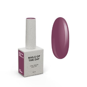 Gel Polish Cold Marsala 377 NAILSOFTHEDAY, esmalte semipermanente marsala, 10 ml