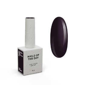 Gel Polish Dark Chocolate 357 NAILSOFTHEDAY, esmalte semipermanente chocolate, 10 ml
