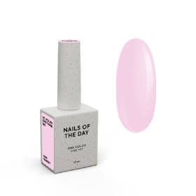 Gel Polish Dusty Rose 208 NAILSOFTHEDAY, esmalte semipermanente rosa claro, 10 ml
