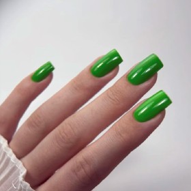 Gel Polish Green 249 NAILSOFTHEDAY, esmalte semipermanente verde, 10 ml