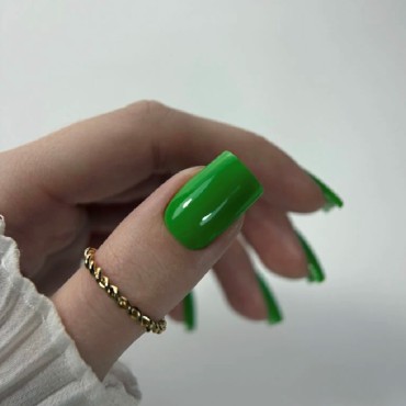 Gel Polish Green 249 NAILSOFTHEDAY, esmalte semipermanente verde, 10 ml