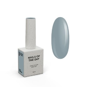 Gel Polish Grey Blue 021 NAILSOFTHEDAY, esmalte semipermanente gris azulado, 10 ml